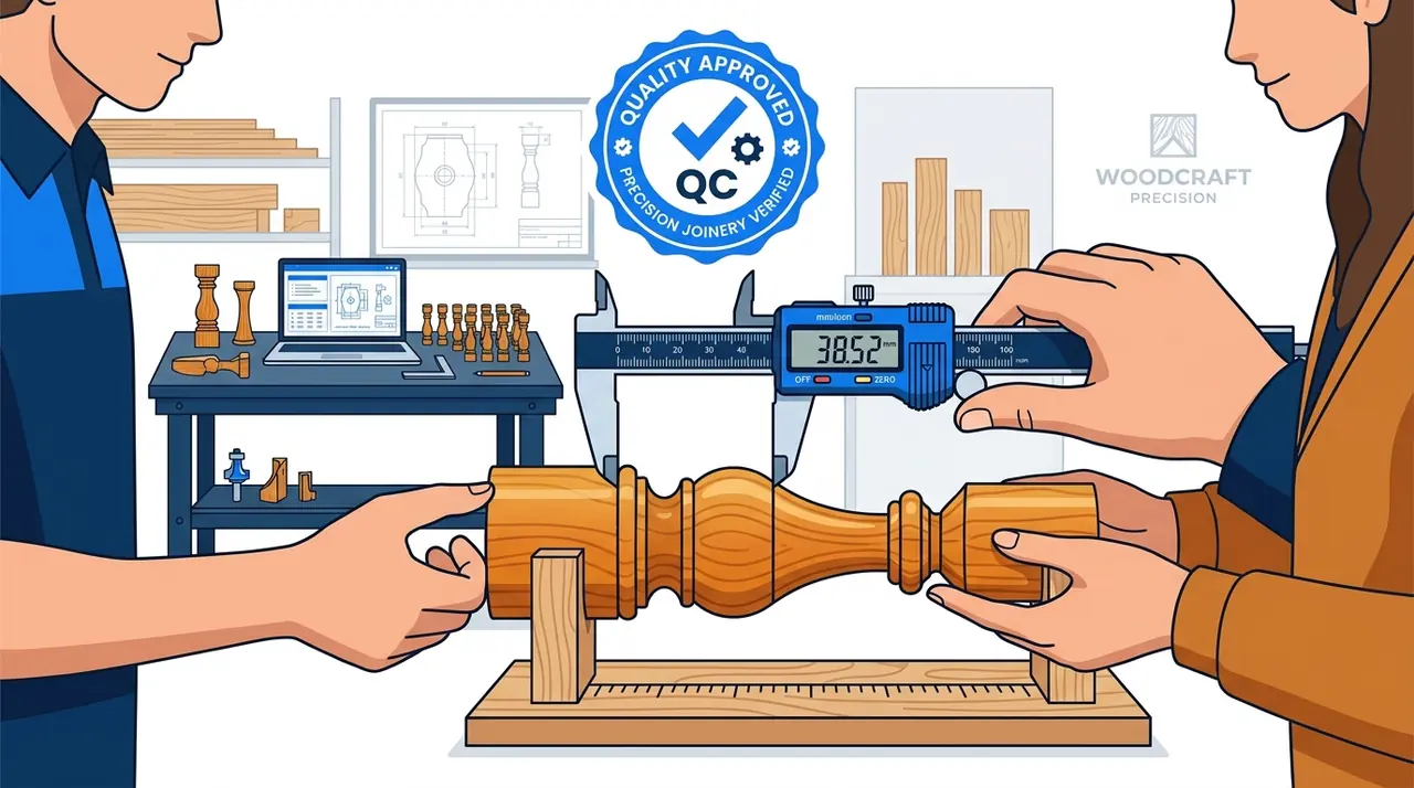 Xác nhận báo giá & tiến độ — Quy trình gia công gỗ CNC HTC Wood